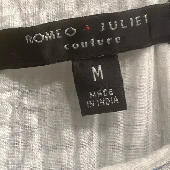 Romeo & Juliette Couture Striped Asymmetrical Dress - Size Medium - Picture 5 of 5